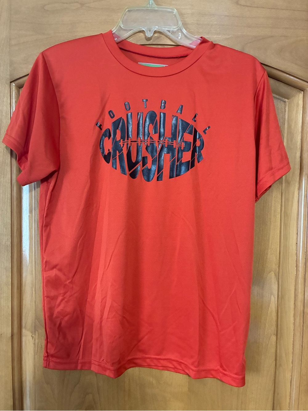 Kids Red 'Football Crusher' Short-Sleeve Tee